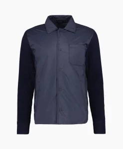 Herno Jack Camicia In Nuage Imbottito E Mag Donker Blauw*Heren Jassen