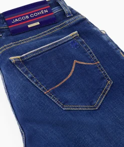 Jacob Cohen Jeans 5 Pkt Slim Fit Nick Ltd Blauw*Heren Broeken