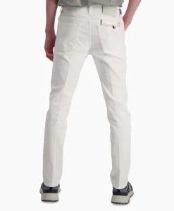 Jacob Cohen Jeans 5 Pkt Slim Crop/Carrot Scott Wit*Heren Broeken