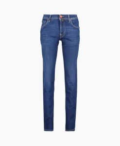 Jacob Cohen Jeans Nick Slim Blauw*Heren Broeken
