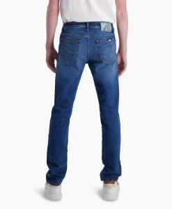 Jacob Cohen Jeans Slim Fit Bard Blauw*Heren Broeken