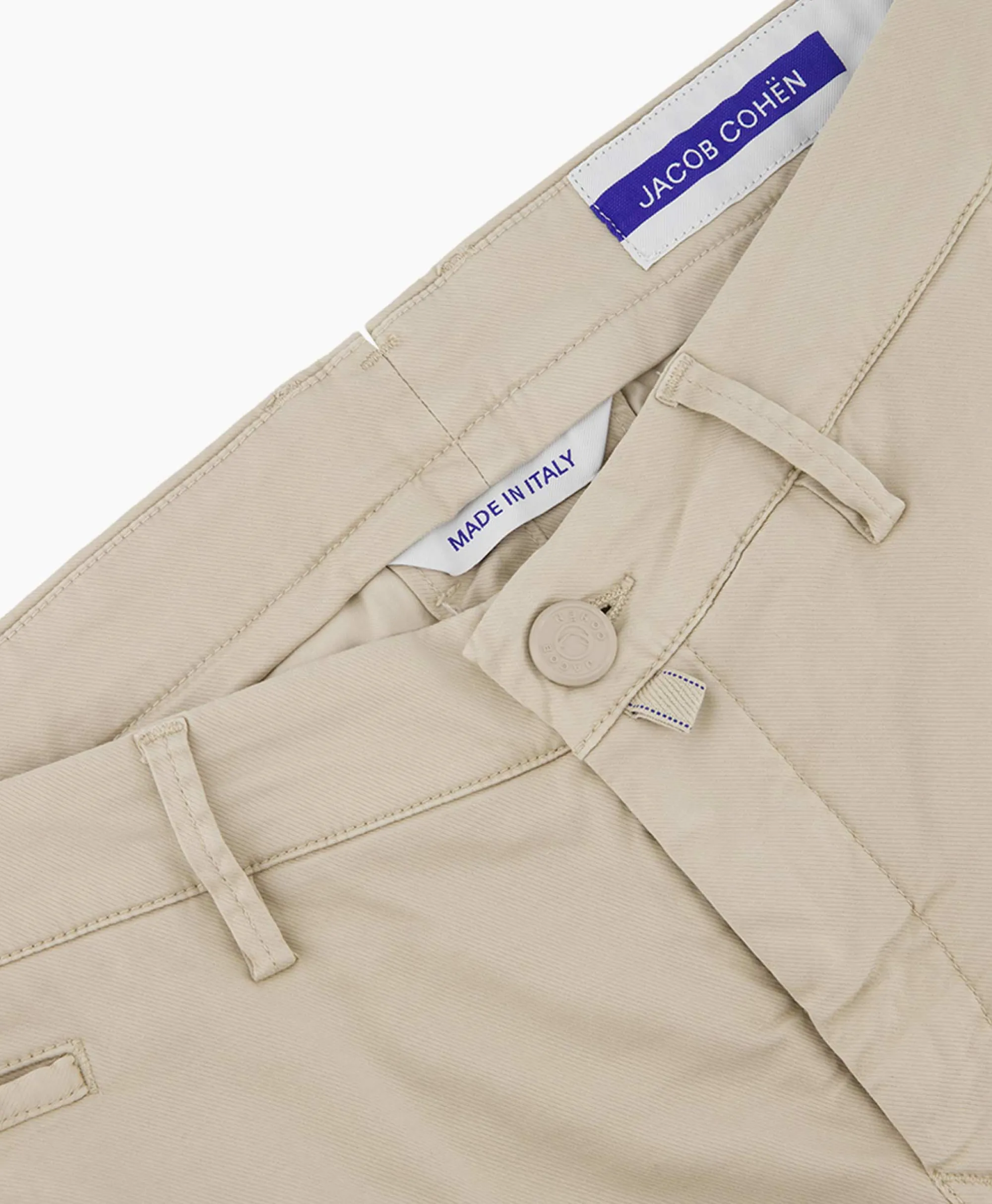 Jacob Cohen Pantalon Slim Fit Bobby Beige*Heren Broeken