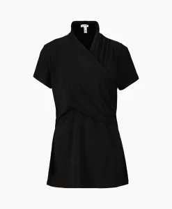 Joseph Ribkoff Top & T-Shirt Kraag Korte Mouwen Zwart*Dames T-Shirts & Tops