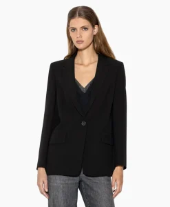 Luisa Cerano Blazer 498010/3417-0 Zwart Dessin*Dames Blazers
