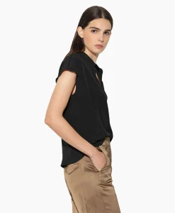 Luisa Cerano Blouse 298461/3597-0 Zwart Dessin*Dames Blouses