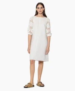 Luisa Cerano Jurk 798504/3500-0 Off White*Dames Jurken