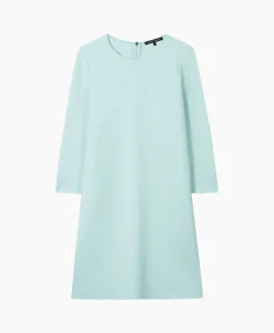 Luisa Cerano Midi Jurk 798450/3453-0 Aqua*Dames Jurken