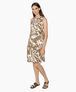 Luisa Cerano Mini Jurk 798496/3630-0 Bruin*Dames Jurken