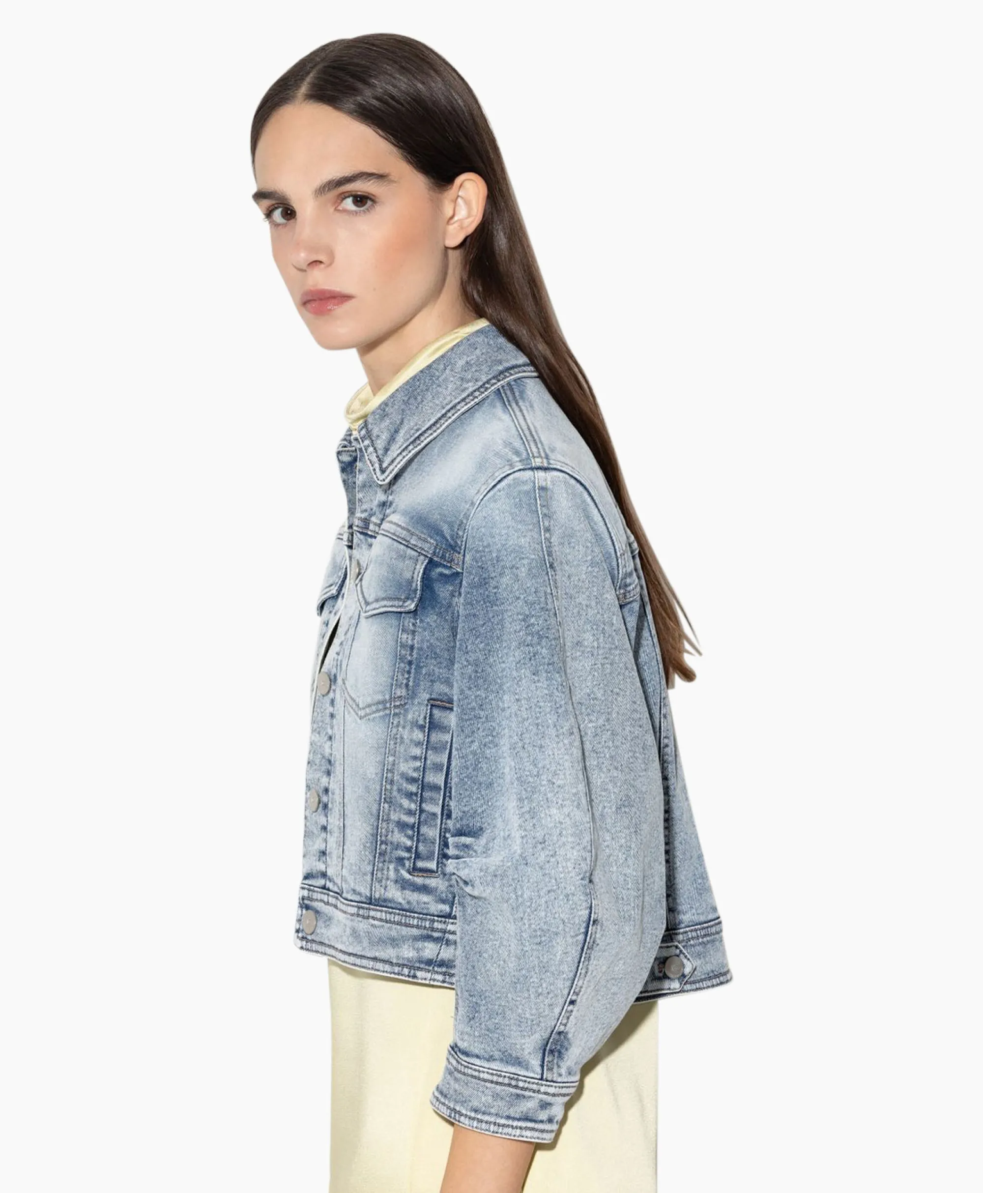 Luisa Cerano Spijkerjas 498231/3613-0 Blauw*Dames Jassen