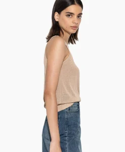 Luisa Cerano Top 198398/5335-0 Beige*Dames T-Shirts & Tops