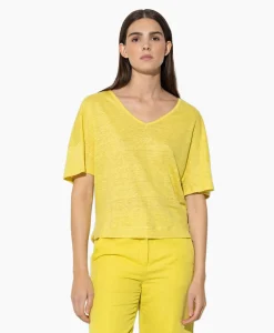 Luisa Cerano T-Shirt 398130/7687-0 Geel*Dames T-Shirts & Tops
