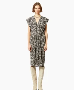 Marant Étoile Marant Etoile Midi Jurk Epolia-Gc Zwart*Dames Jurken