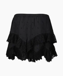 Marant Étoile Marant Etoile Minirok Sukira-Gc Zwart*Dames Rokken