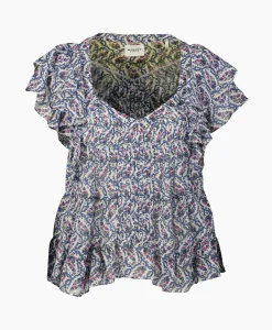Marant Étoile Marant Etoile Top Madrana-Ge Ecru*Dames T-Shirts & Tops