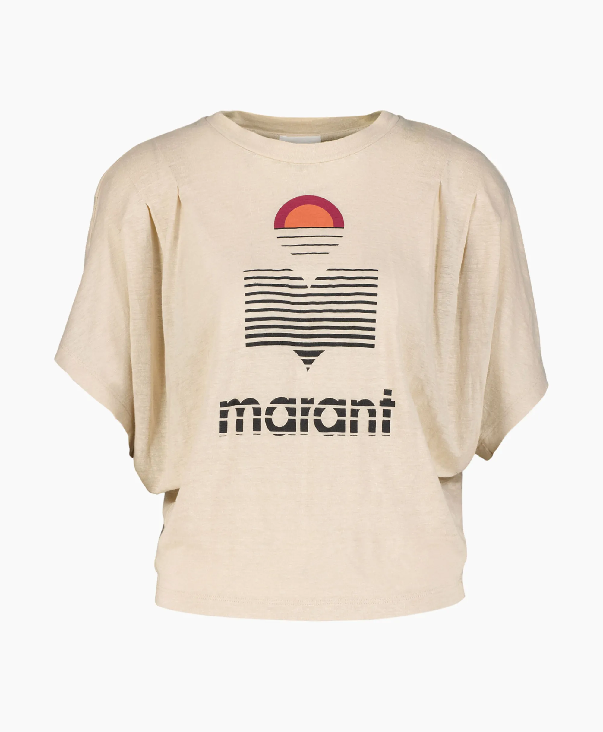 Marant Étoile Marant Etoile T-Shirt Korte Mouw Kyanza-Gc Ecru*Dames T-Shirts & Tops