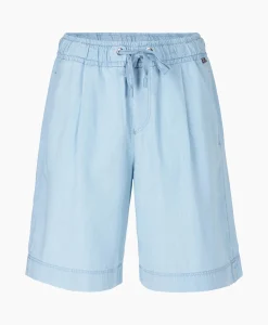 Marc Cain Pants Short Wp 83.03 D63 Licht Blauw*Dames Broeken