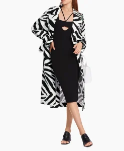 Marccain Collectie Coat Wc 11.03 W11 Print + 2 Kleurig*Dames Jassen