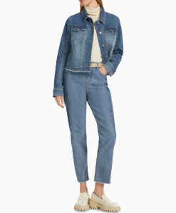 Marccain Collectie Jack Vc 31.04 D08 Blauw*Dames Jassen