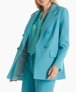 Marccain Collectie Jasje Wc 34.15 W22 Turquoise*Dames Blazers