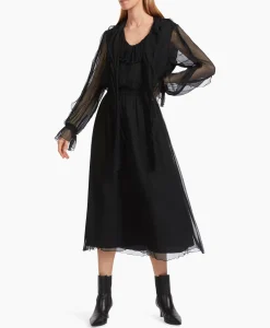 Marccain Collectie Jurk Vc 21.19 W51 Zwart*Dames Bruiloftskleding