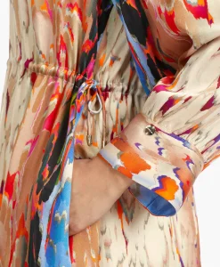 Marccain Collectie Jurk Vc 21.12 W38 Licht Rood*Dames Jurken