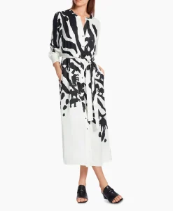 Marccain Collectie Jurk Wc 21.05 W14 Print + 2 Kleurig*Dames Bruiloftskleding
