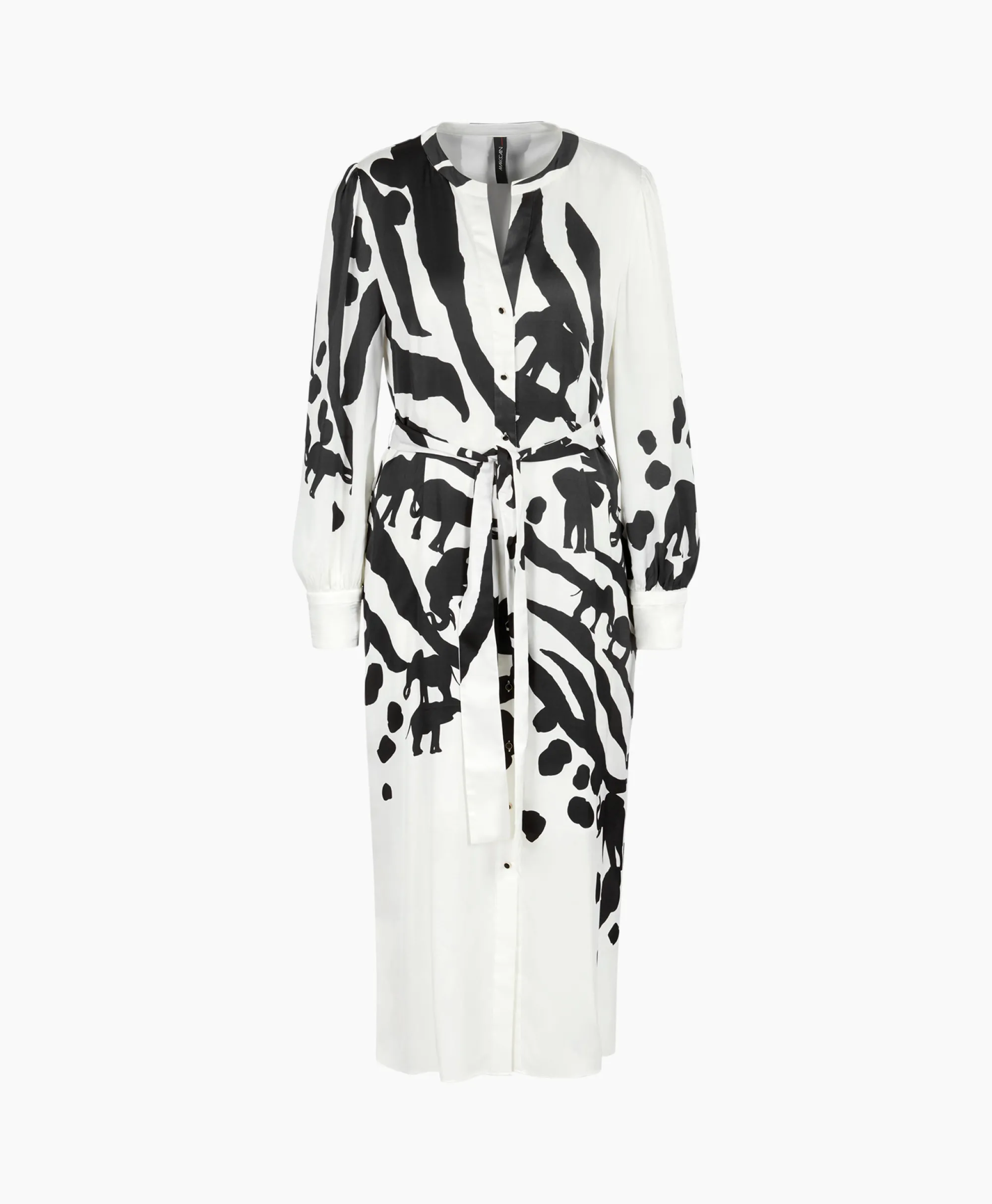 Marccain Collectie Jurk Wc 21.05 W14 Print + 2 Kleurig*Dames Bruiloftskleding