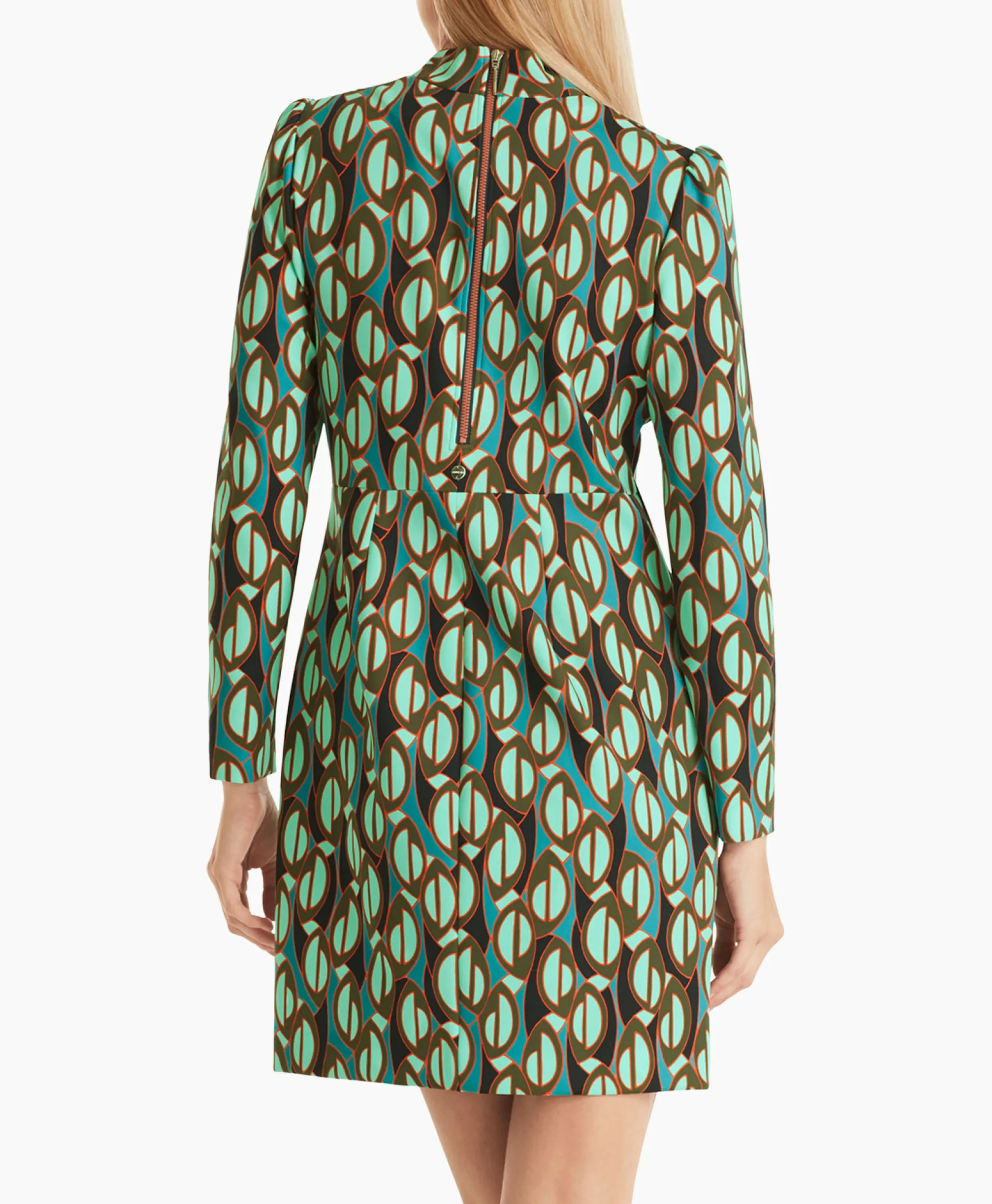 Marccain Collectie Jurk Wc 21.04 J01 Groen*Dames Bruiloftskleding