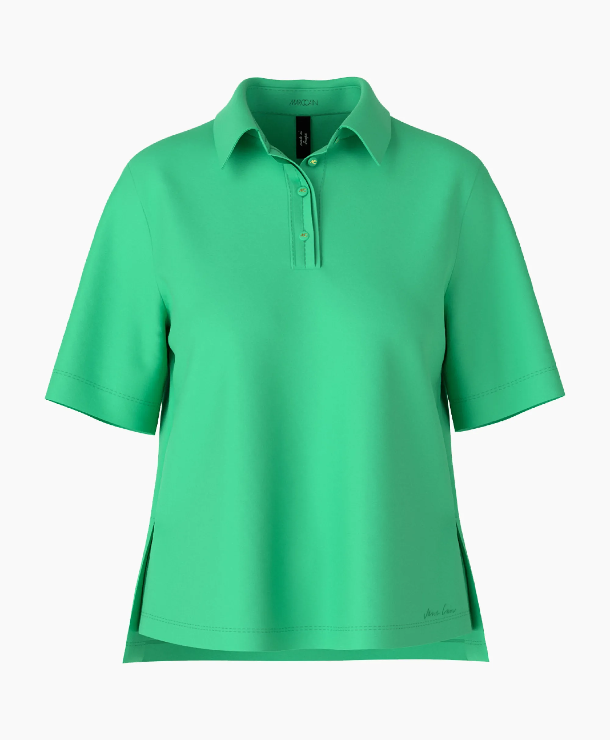 Marccain Collectie Polo Uc 53.05 J14 Groen*Dames Polo's
