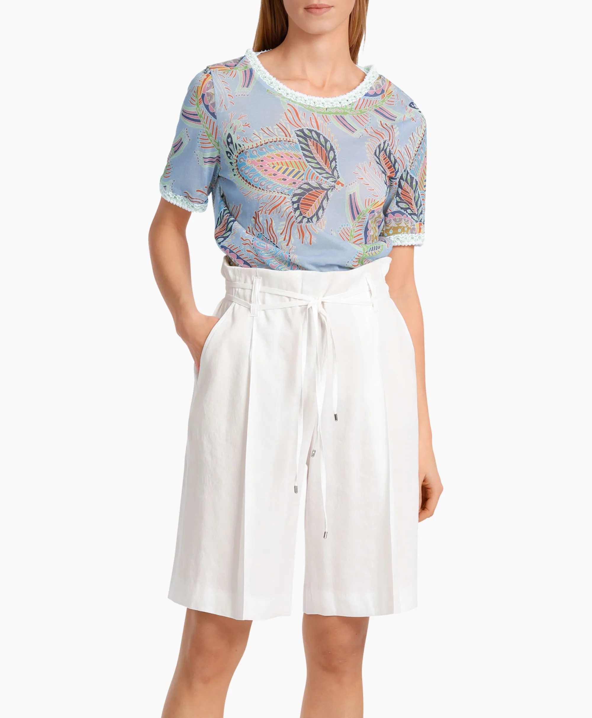 Marccain Collectie Pullover Wc 41.43 M44 Licht Blauw*Dames T-Shirts & Tops