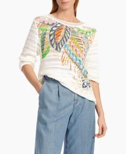 Marccain Collectie Pullover Wc 41.45 M46 Off White*Dames T-Shirts & Tops