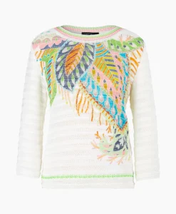 Marccain Collectie Pullover Wc 41.45 M46 Off White*Dames T-Shirts & Tops
