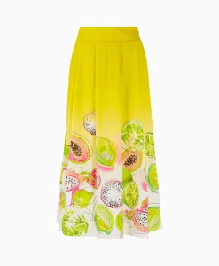 Marccain Collectie Rok Wc 71.06 W28 Geel*Dames Bruiloftskleding