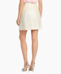 Marccain Collectie Rok Wc 71.26 W85 Off White*Dames Rokken