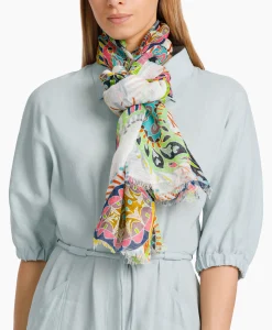 Marccain Collectie Shawl Wc B4.07 Z33 Wit*Dames Sjaals