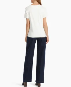 Marccain Collectie T-Shirt Vc 48.32 J66 Off White*Dames T-Shirts & Tops