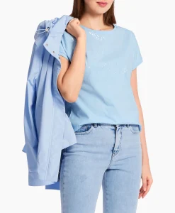 Marccain Collectie T-Shirt Wc 48.46 J36 Licht Blauw*Dames T-Shirts & Tops