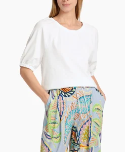 Marccain Collectie T-Shirt Wc 48.50 J14 Wit*Dames T-Shirts & Tops