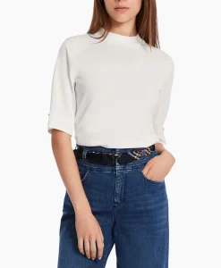 Marccain Collectie T-Shirt Wc 48.24 J14 Off White*Dames T-Shirts & Tops