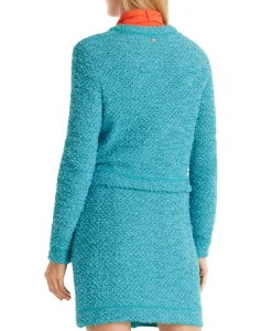 Marccain Collectie Vest Wc 39.03 M01 Turquoise*Dames Vesten