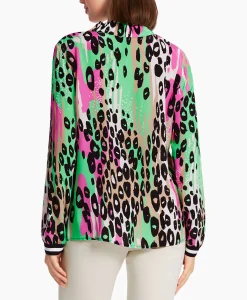 Marccain Sport Blouse Ws 51.08 W05 Groen*Dames Blouses