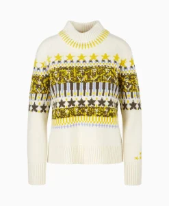 Marccain Sport Pullover Vs 41.35 M65 Off White*Dames Truien