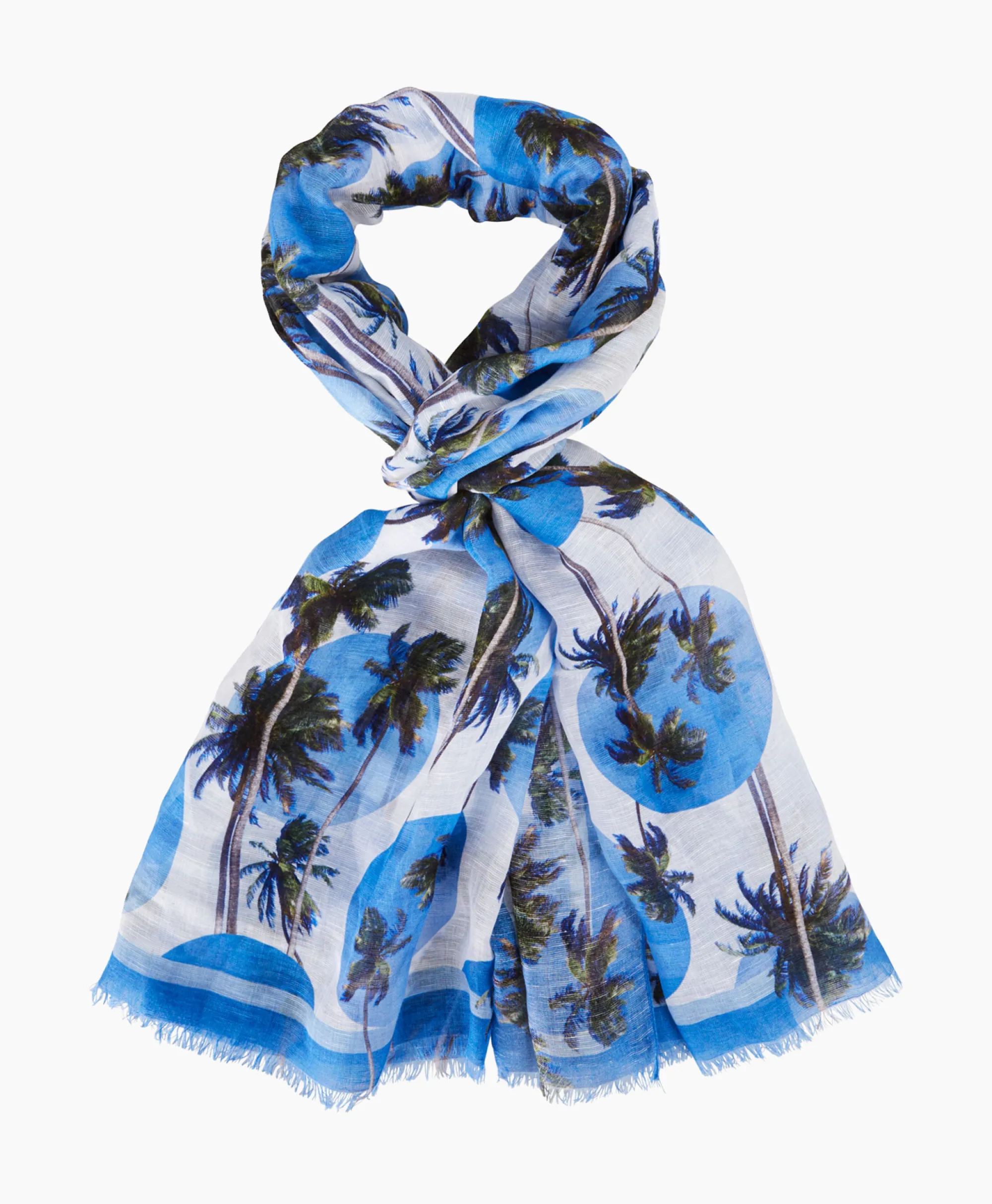 Marccain Sport Shawl Ws B4.07 Z27 Donker Blauw*Dames Sjaals