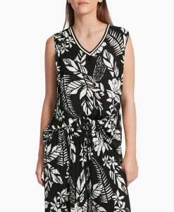 Marccain Sport Top Ws 61.01 W22 Zwart*Dames T-Shirts & Tops