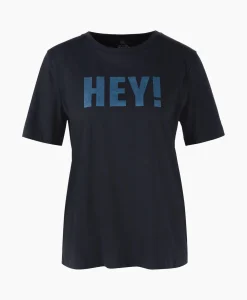 Marccain Sport T-Shirt Vs 48.20 J19 Midden Blauw*Dames T-Shirts & Tops