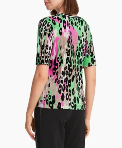 Marccain Sport T-Shirt Ws 48.19 J56 Groen*Dames T-Shirts & Tops