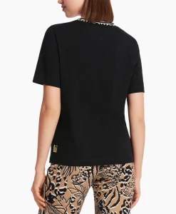 Marccain Sport T-Shirt Ws 48.20 J27 Zwart*Dames T-Shirts & Tops