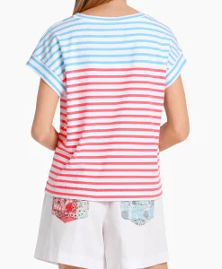 Marccain Sport T-Shirt Ws 48.42 J90 Blauw*Dames T-Shirts & Tops