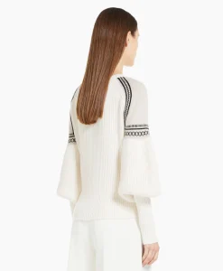 Maxmara Sweater Cosetta Ecru*Dames Truien