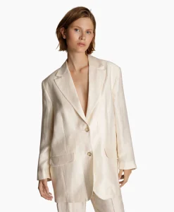 Munthe Blazer Manchester Ecru*Dames Blazers